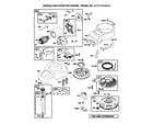 Briggs & Stratton 311777-0144-E1 starter motor/ flywheel diagram