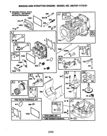 Cylinder/crankshaft
