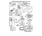 Briggs & Stratton 287707-1277-E1 starter motor/flywheel diagram