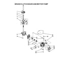 Whirlpool LSQ8243HQ0 brake/clutch/gearcase/motor/pump diagram