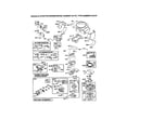 Briggs & Stratton 461707-0145-E1 blower housing and flywheel parts diagram