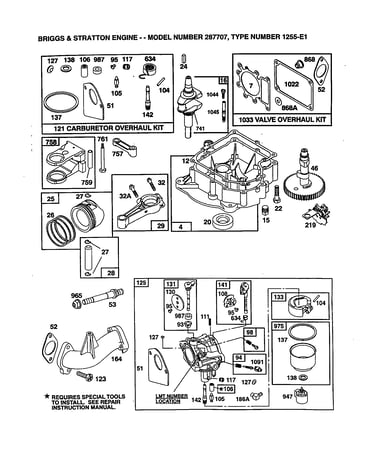 Carburetor and engine base assembly