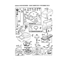 Craftsman 917255470 flywheel/air cleaner assembly and gasket set diagram
