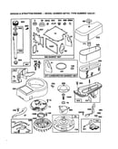 Flywheel/air cleaner assembly and gasket set