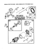 Motor and drive starter