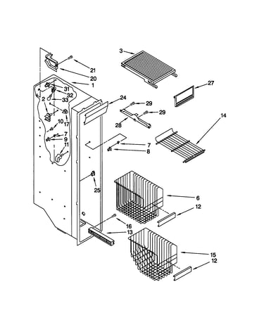 Freezer liner