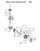 Brake/clutch/gearcase/motor/pump