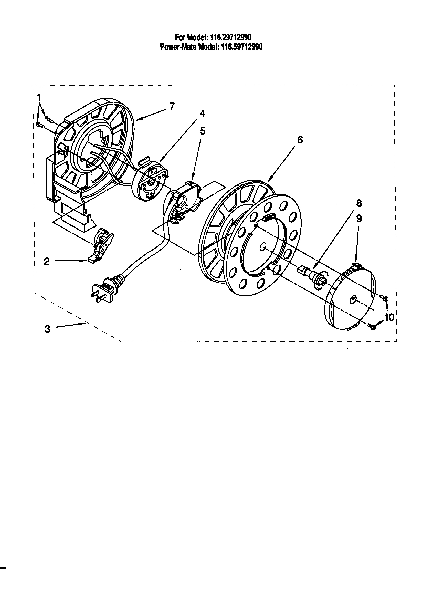 Power cord reel
