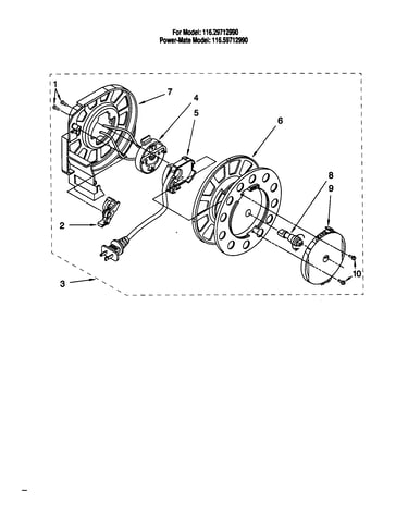Power cord reel