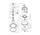 Kenmore 11028824791 agitator/basket/tub diagram