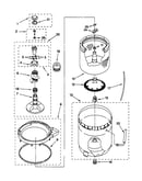 Agitator/basket/tub
