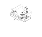 Kenmore 11026955691 bleach/detergent/rinse dispenser diagram