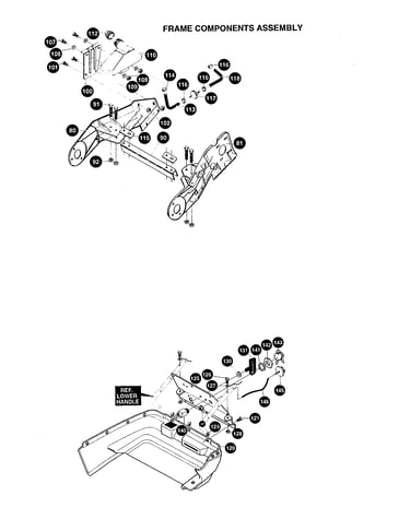 Frame components assembly