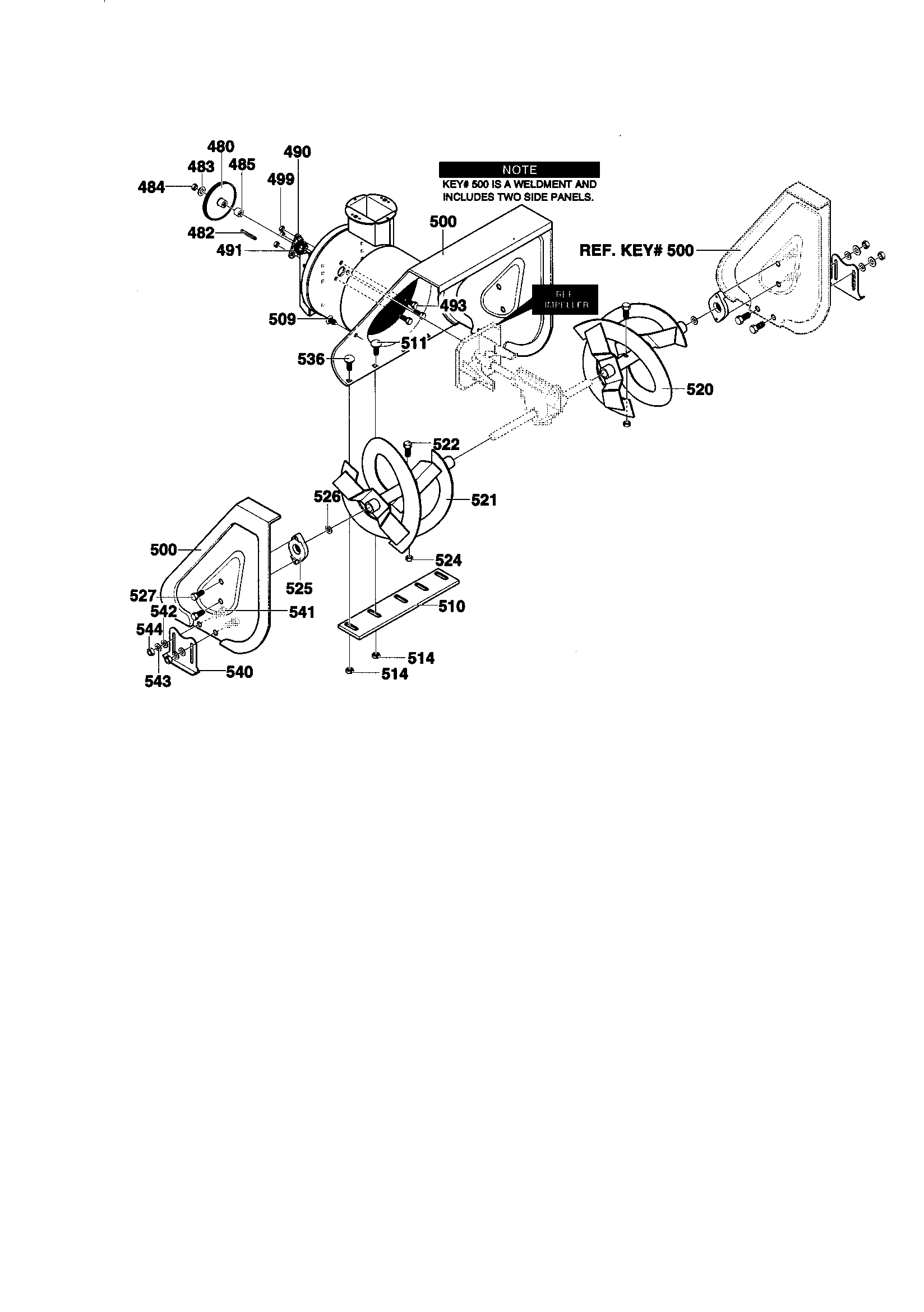 AUGER HOUSING REPAIR