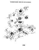 Cylinder and flywheel