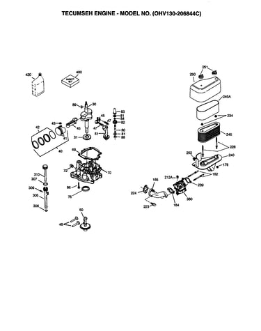 Air cleaner and carburetor