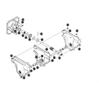 MTD 624804X81 gear case assembly diagram