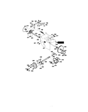 Drive components assembly