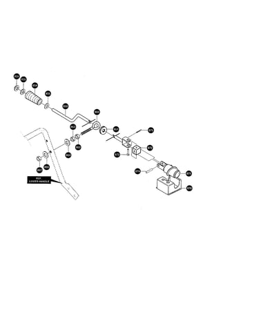 Chute rod repair parts
