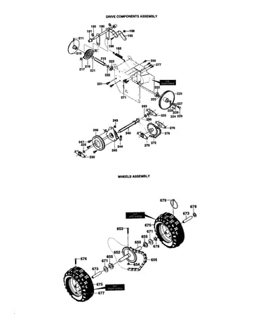 Drive components