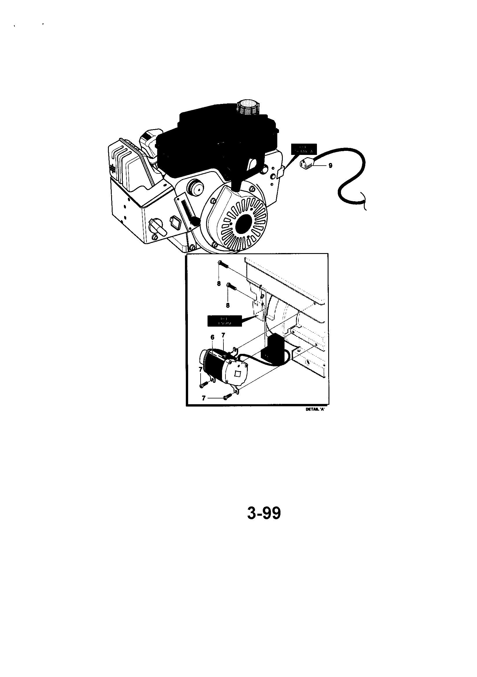 Electric start assembly