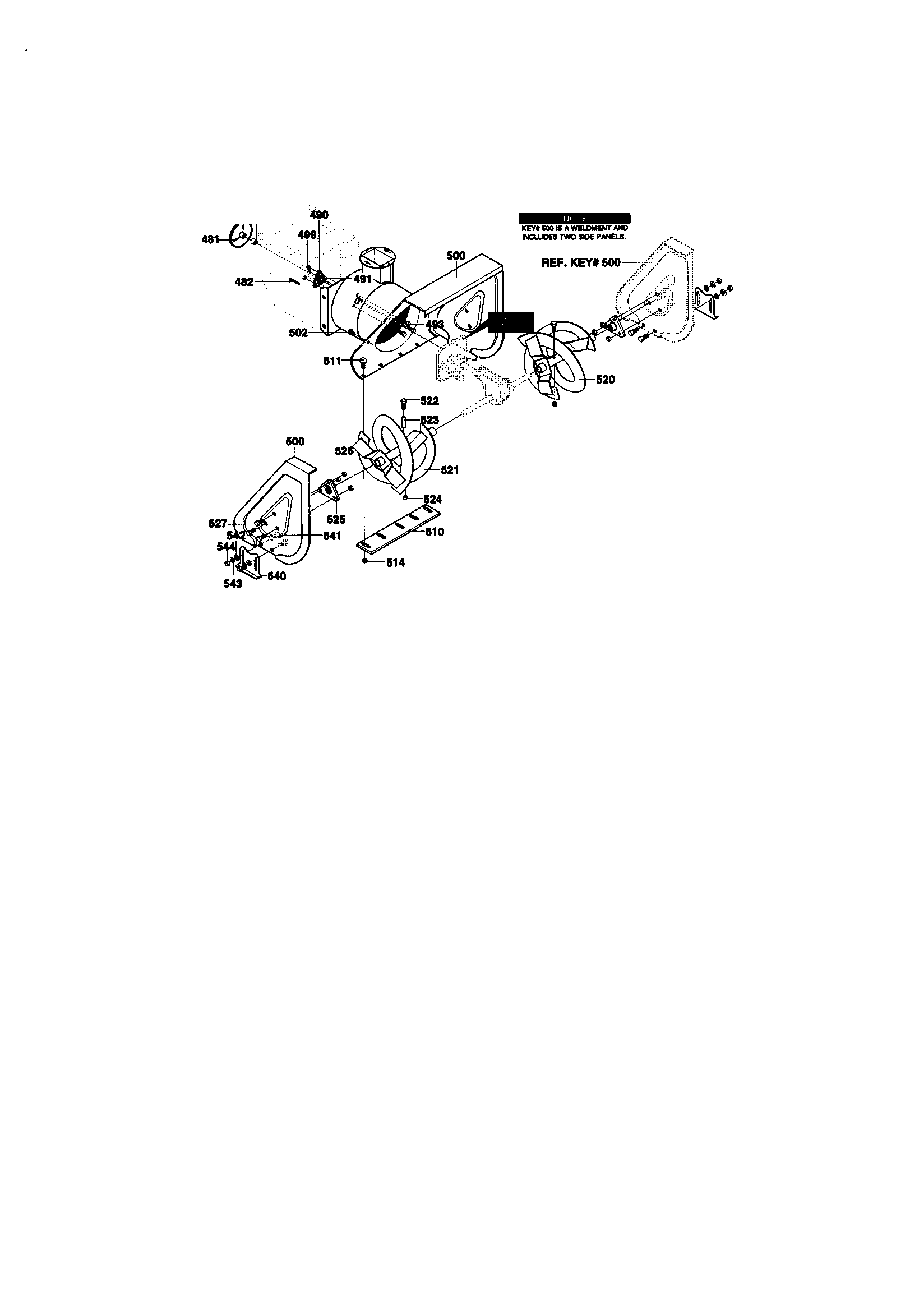 Auger housing