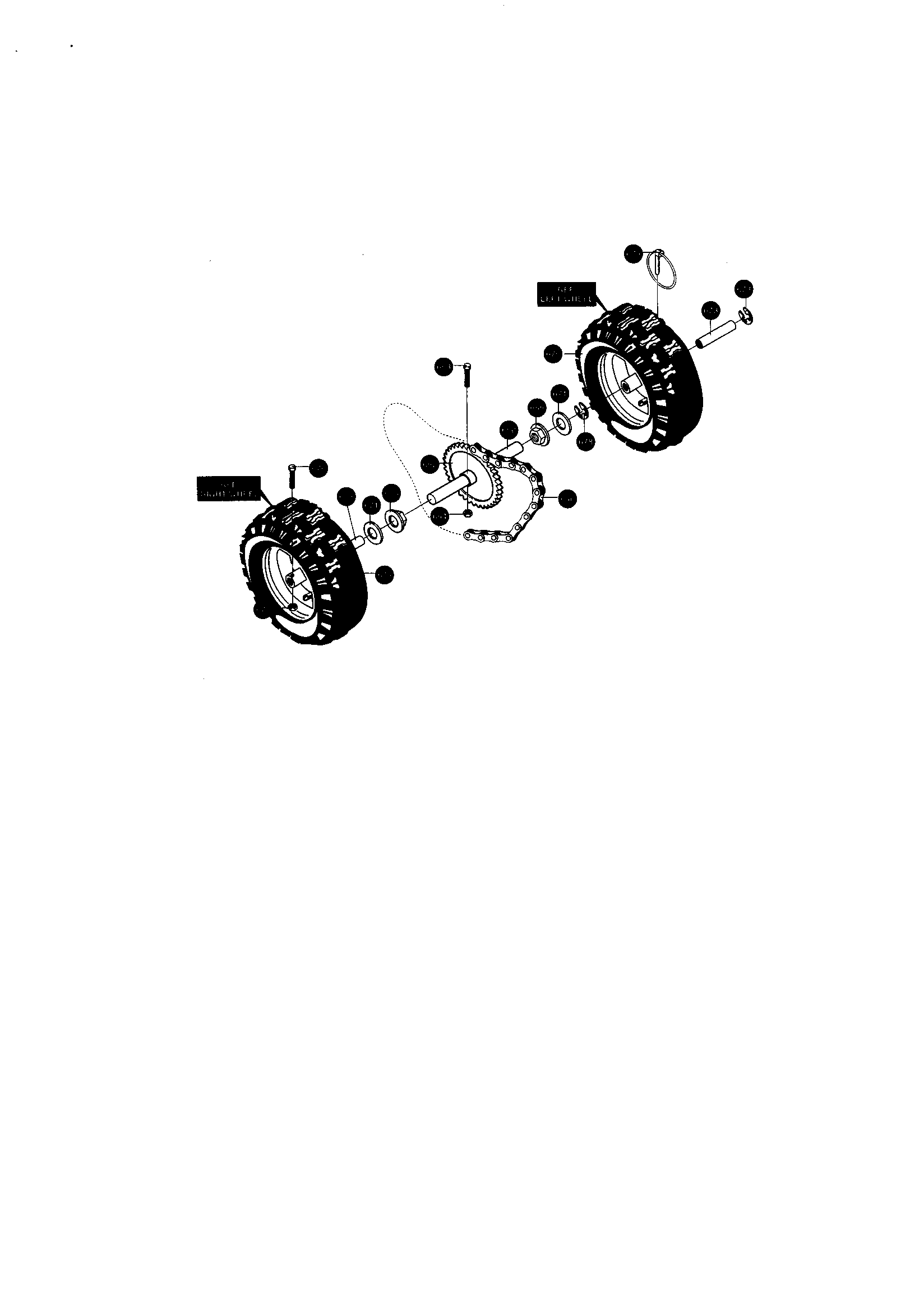 Wheels assembly