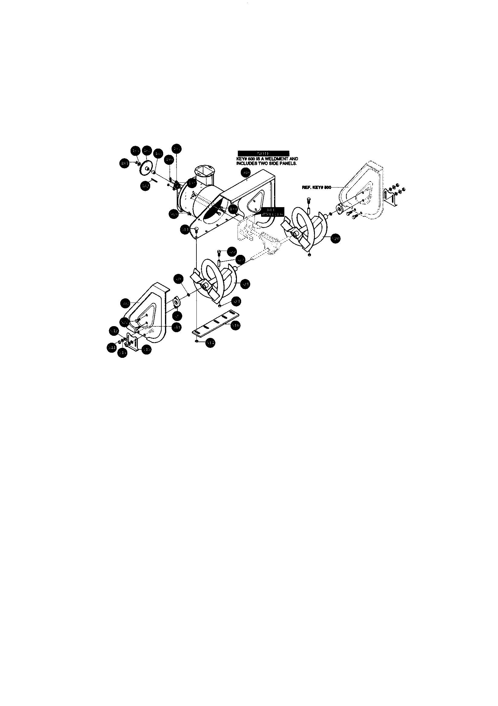 Auger housing