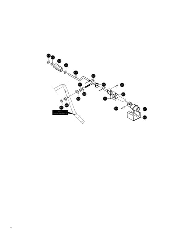 Chute rod assembly
