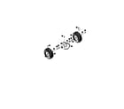 Murray 627104X8A wheels assembly diagram