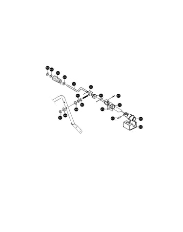 Chute rod assembly