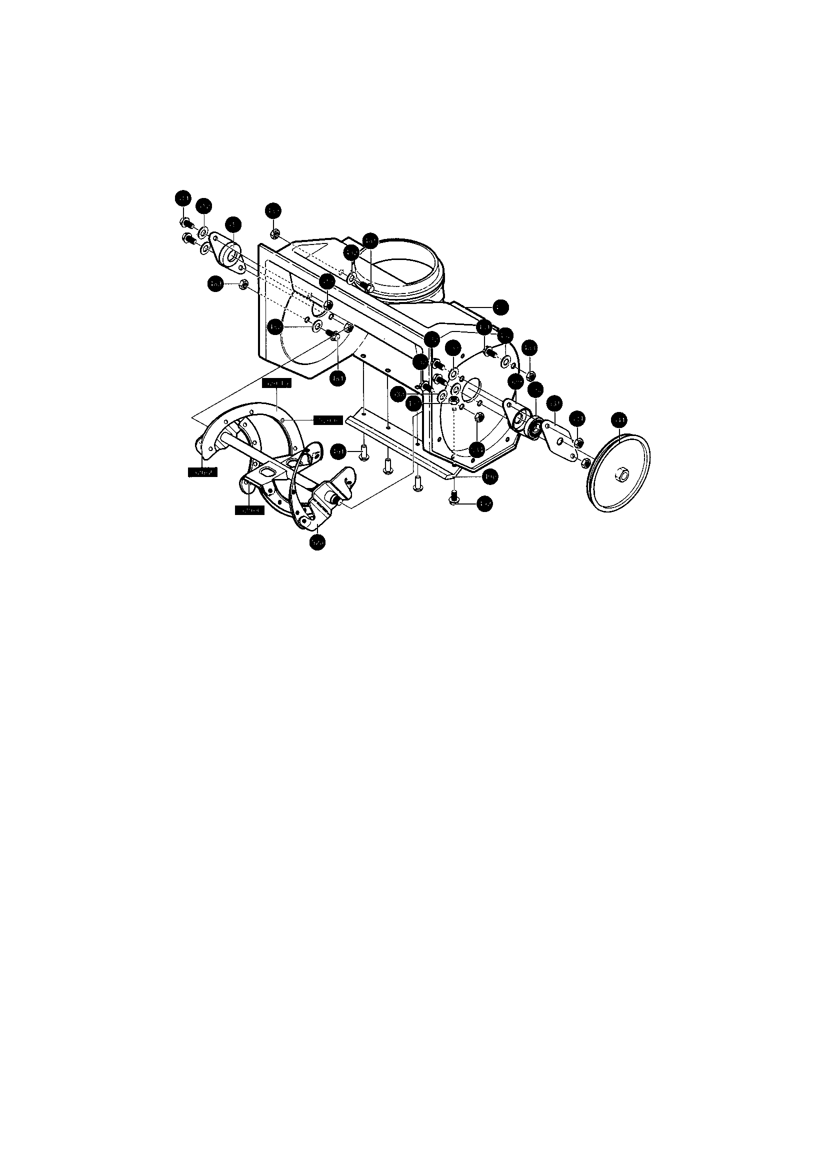 Auger housing assembly