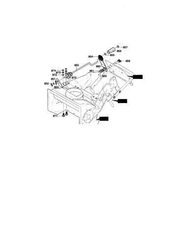 Chute rod assembly