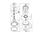 Kenmore 11028884791 agitator/basket/tub diagram