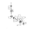 Kenmore 11028882791 brake/clutch/gearcase/motor/pump diagram
