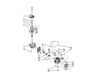 Kenmore 11028912791 brake/clutch/gearcase/motor/pump diagram