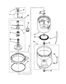 Agitator/basket/tub