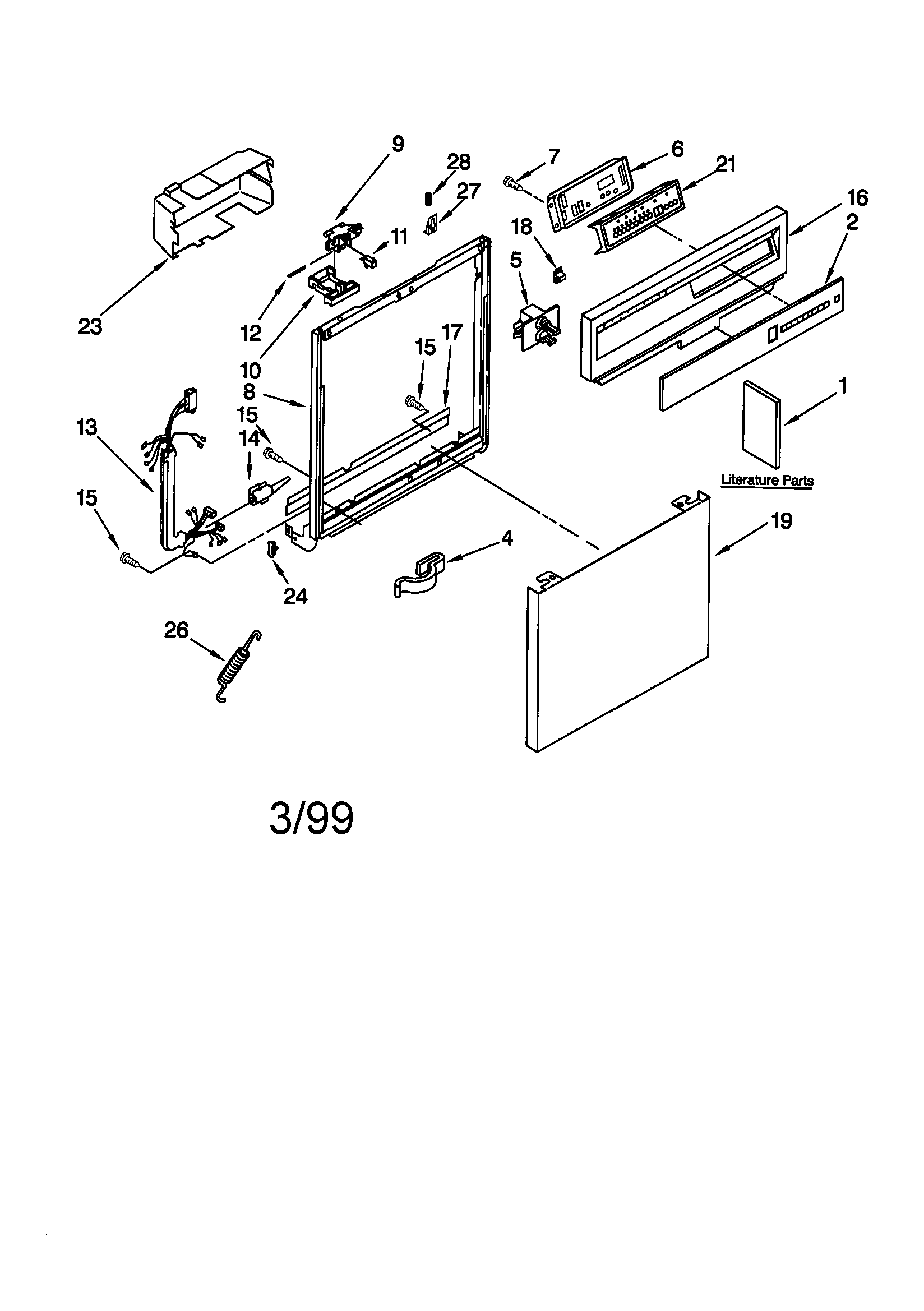 Frame and console
