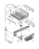 Upper dishrack/water feed