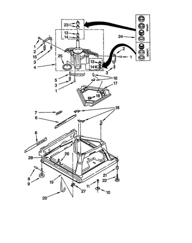 Machine base