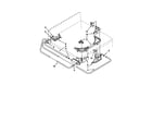 Kenmore 11028944891 bleach/detergent/rinse dispenser diagram
