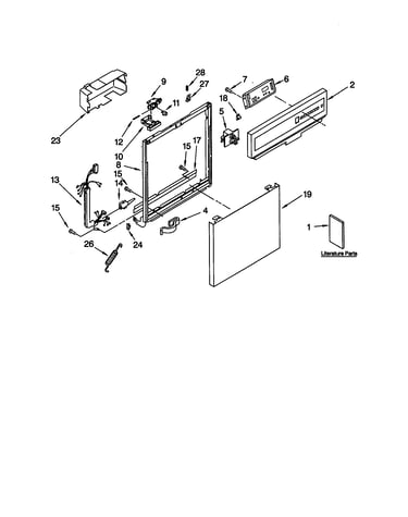 Frame and console