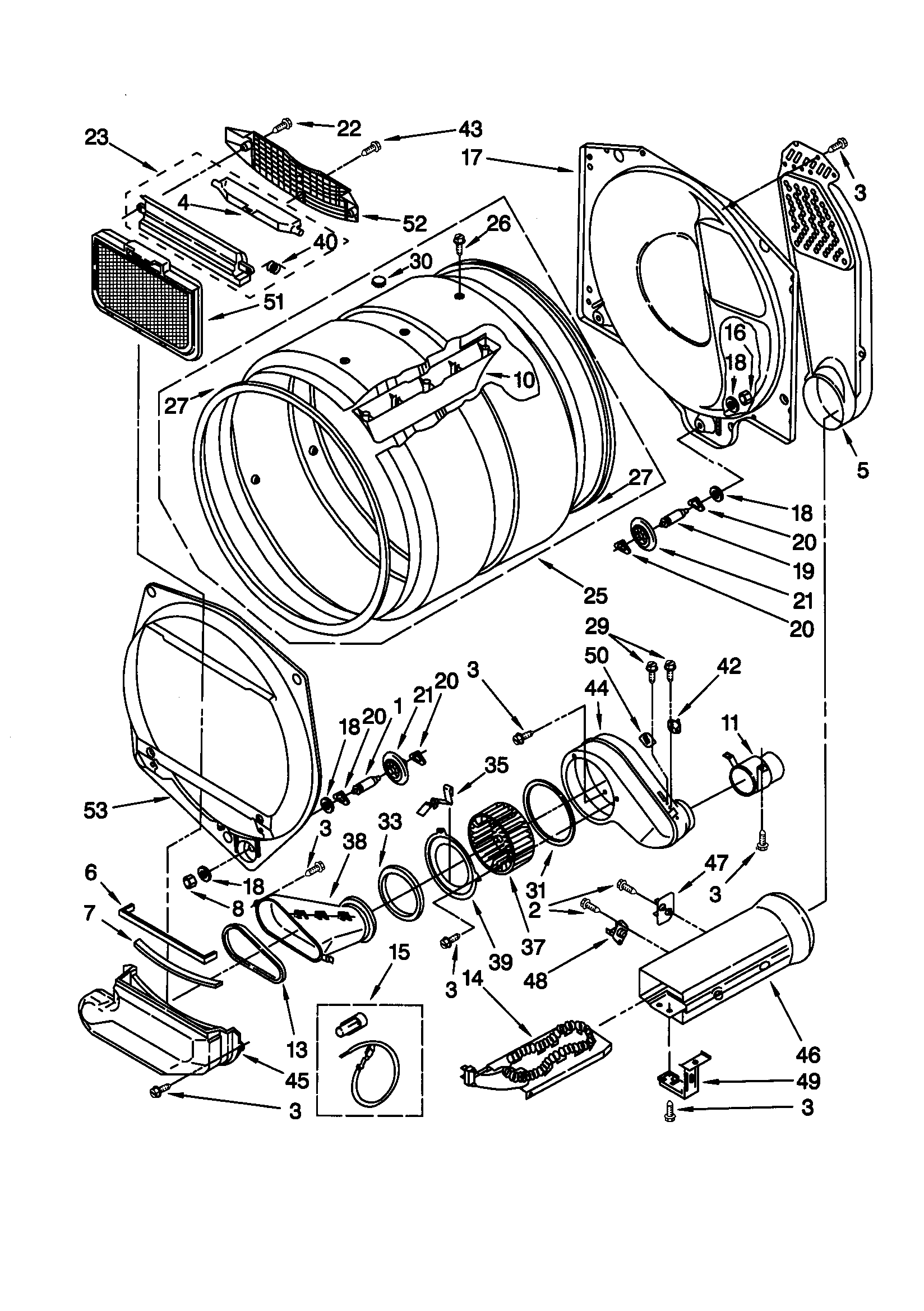 Dryer bulkhead