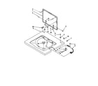 Kenmore 11088762792 washer top and lid diagram