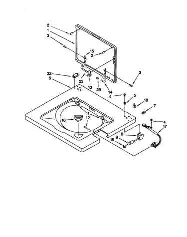 Washer top and lid