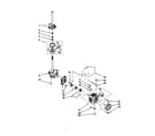 Kenmore 11088762792 brake/clutch/gearcase/motor/pump diagram