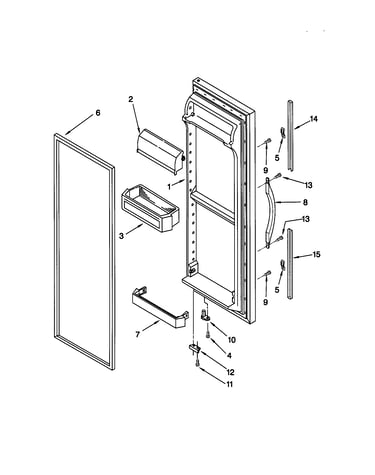 Refrigerator door