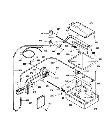 Burner section