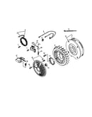 Flywheel/screen/engine electrical