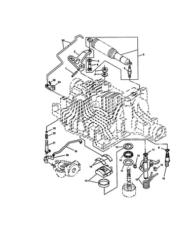 Transaxle control shaft